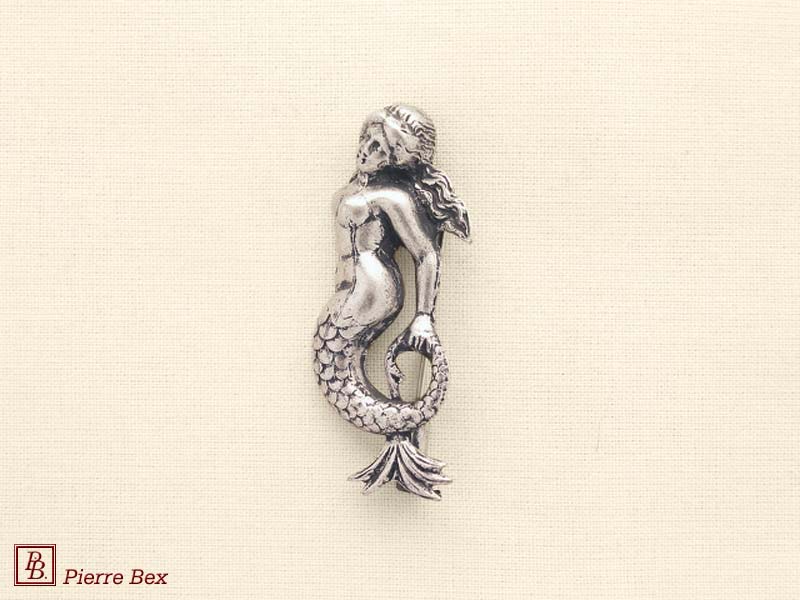 Pierre Bex Art-Nouveau brooch mermaid 41156-30