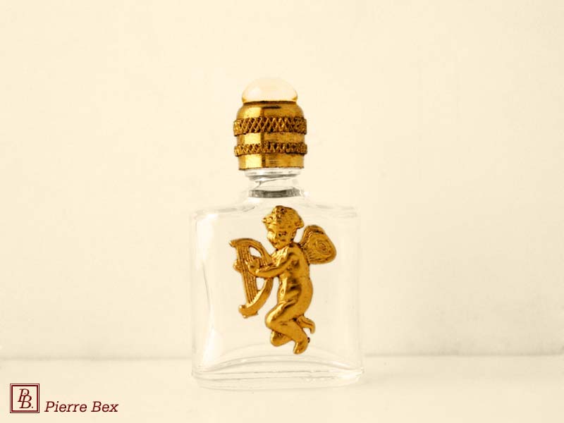 Pierre Bex Art-Nouveau perfume bottle with cherub 44319-13