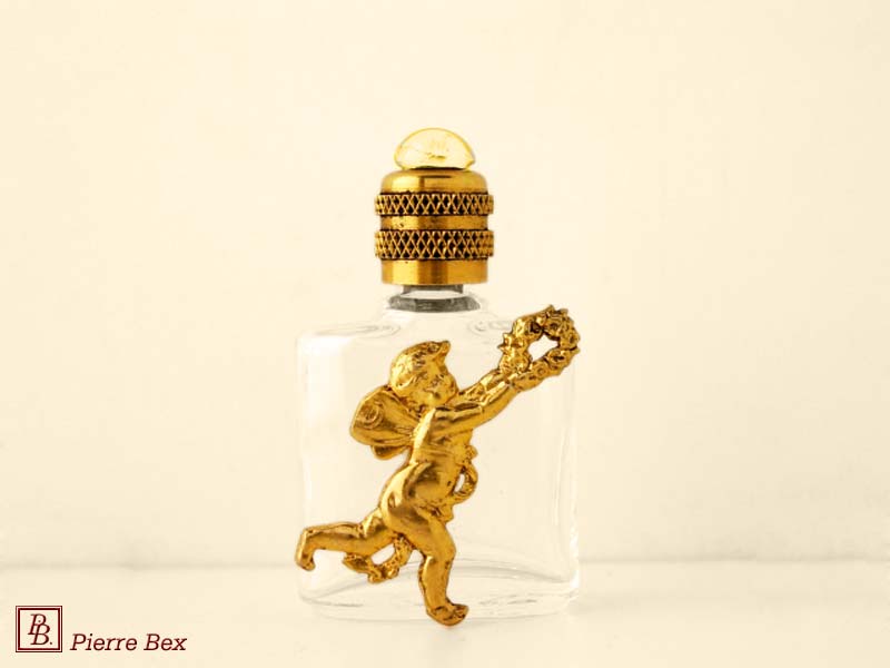 Pierre Bex Art-Nouveau perfume bottle with cherub 44319-15