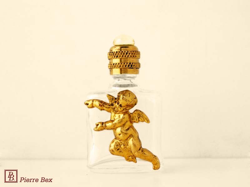 Pierre Bex Art-Nouveau perfume bottle with cherub 44319-19